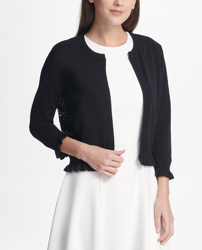 DKNY - Chaqueta De Punto De Mujer Con Botones Y Espalda De Encaje precio