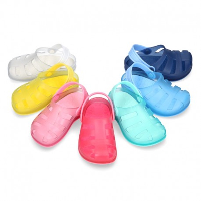Cangrejeras Niño Tipo Zuecos Surfi Para Piscina Y Playa. 29 Fucsia