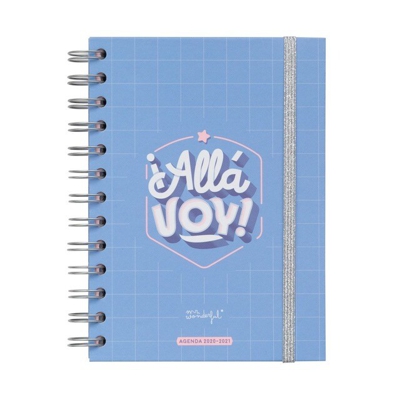 Mr.Wonderful - Agenda Pequeña Clásica 2020-2021 Semana Vista Mr. Wonderful: ¡Allá Voy!