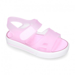 Cangrejera Niños Tipo Sandalia Con Cierre Adherente Y Suela Tipo Tenis. 23 Rosa en oferta