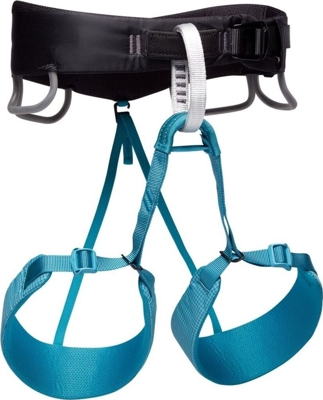 Black Diamond Momentum Women's Harness (XS) Aqua blue