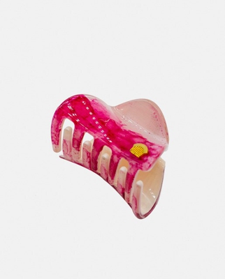 Oyone - Pinza En Tono Rosa Estampado