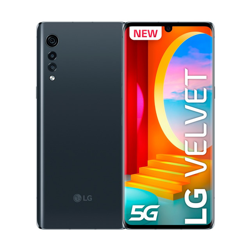 LG - Velvet 5G 6 GB + 128 GB Gris Aurora Móvil Libre en oferta