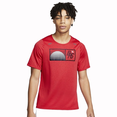 Nike - Camiseta De Hombre Rise 365 Blue Ribbon Sports