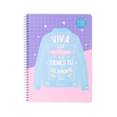 Mr.Wonderful - Libreta : Viva Ese No Sé Que Que Tienes Tú Y Solamente Tú.