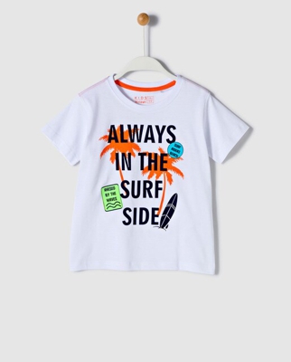 Freestyle - Camiseta De Niño Estampado Surf