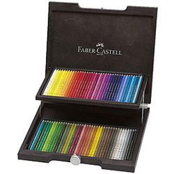 Estuche de madera con 72 lápices de colores Polychromos de Faber-Castell precio