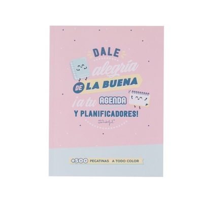 Mr.Wonderful - Libreta De Pegatinas Para Decorar Tu Agenda Y Planificadores Mr.Wonderul: Ale Alegría De La Buena ¡ A Tu Agenda Y Planificadores!.