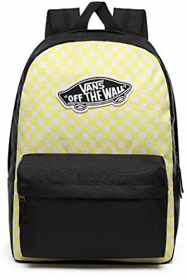 Vans Realm Backpack lemon tonic checkerboard