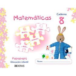 Papapapú. Matemáticas. Caderno 8 precio