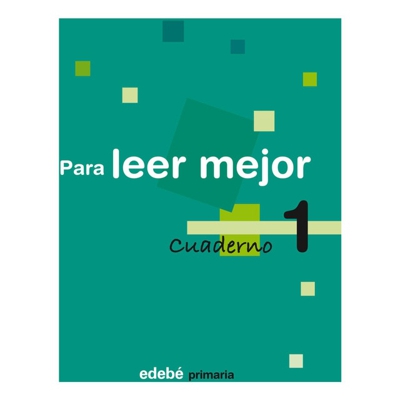 Cuaderno 1 para leer mejor (Tapa blanda)