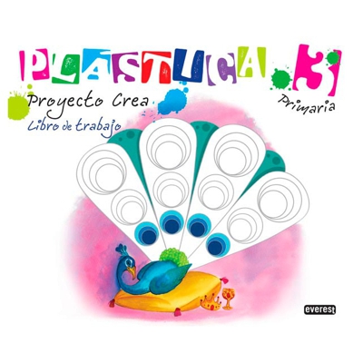 Plástica 3º primaria. Proyecto crea. Libro de trabajo (Tapa blanda)