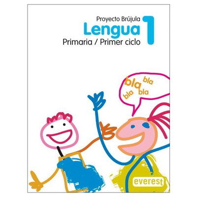 Lengua 1º primaria. Proyecto brújula (Tapa blanda)