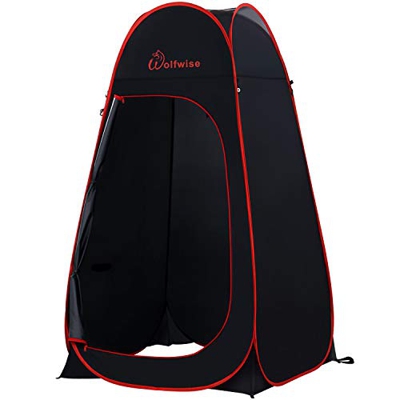WolfWise Tienda De Campaña Pop Up Tiendas instantáneas Carpas Vestidor Vestuario Espacioso para Camping Ciclismo Baño Ducha Playa