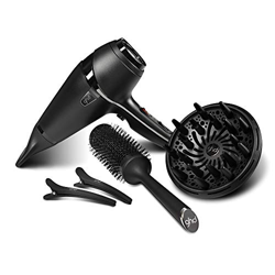 ghd Air Kit - Secador de pelo profesional con tecnología iónica, difusor, cepillo cerámico y 2 clips ghd, color negro precio