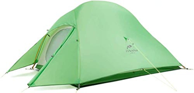 Naturehike Tienda de campaña Mejorar Cloud Up 2 Persona Tienda de Trekking Ultraligero Impermeable … (210T Verde)