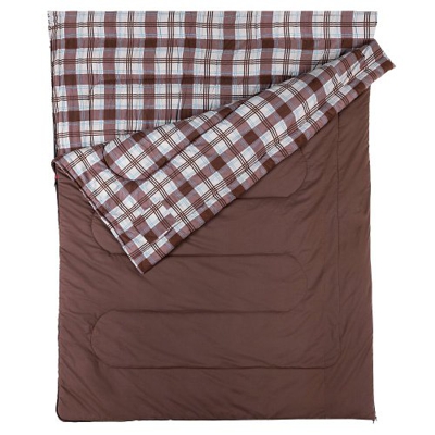 Coleman Saco de Dormir, Schlafsack Hampton(TM) Double, 220x150 cm, Marrón