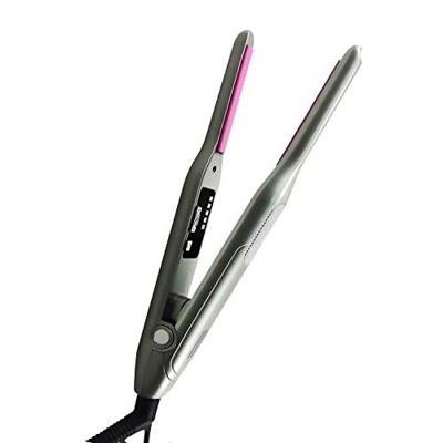 Xnuoyo Plancha de pelo profesional, Plancha Alisadora y Rizadora de pelo 2 en 1, Temperatura Ajustable 150ºC - 230ºC, Para Todo Tipo de Cabello, Cabel