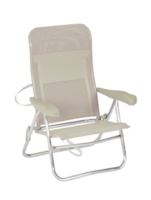 Crespo AL/205-M-34 - Silla Playa Dural. Desmontable. (Multifibra), Color Beige