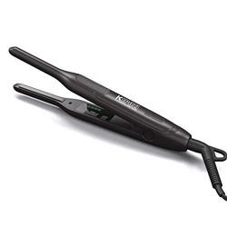 KIPOZI Mini Plancha de Pelo Corto, 0.75cm Plancha Pequeña Para Hombres y Mujeres, Plancha de Pelo de Barba en Titanio Rizos y Cabello Liso del 2 en 1 en oferta