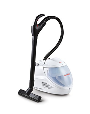 Polti Vaporetto Lecoaspira FAV30 - Generador de vapor y aspiración con filtro de agua, autonomía ilimitada, 4 bar, 2450 W, 1.8 litros, aluminio, blanc