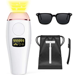 Tesoky IPL Depiladora de Luz Pulsada, Laser depilacion Mujer Hombre con 5 niveles de energía, 2 modos y 999.999 Pulsos de luz para Piernas, Cara y Cue en oferta
