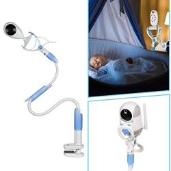MYPIN Soporte universal para monitor de bebé con correas Estante de montaje de cámara de bebé flexible Sin perforación Soporte de monitor más seguro B precio