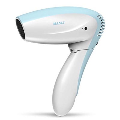 Secador de Pelo Inalámbrico, MANLI Secador de Pelo Inalámbrico Plegable Recargable para Niños, Viajes, Barbacoa, Pintura Al Óleo, Gimnasio (SOLO AIRE 