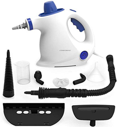 Limpiador de Vapor de Mano, Limpiador de Vapores Portátil de Usos Múltiples con 9 Accesorios para Quitar Manchas, Alfombras, Cortinas, Asientos de Aut características