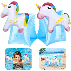 REYOK Banda de Brazo Inflatable para Niños,Unicorno Anillo Inflable,Anillo de Brazo de Natación,Mangas de Flotación Flotadores para Actividades de Pis precio