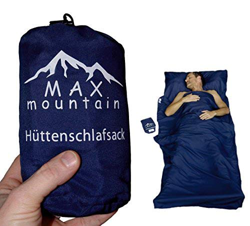MAX mountain Saco de dormir para de microfibra, ligero, transpirable, ideal para hotel y las excursiones de senderismo, los viajes, las acampadas , az precio