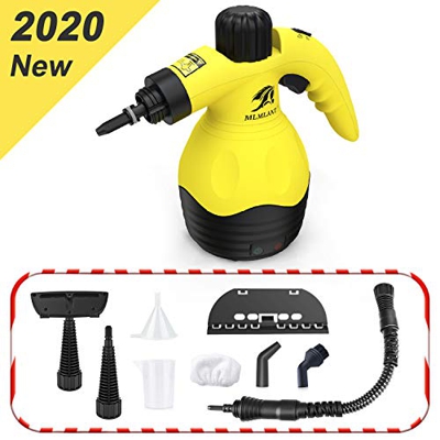MLMLANT Multiuso Purificador Limpiador de vapor para la eliminación de manchas, alfombras, cortinas, control de errores de cama, asientos de coche (9A
