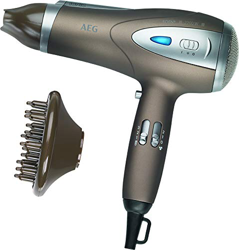 AEG HTD 5584 - Secador de pelo profesional iónico con difusor, 3 niveles de temperatura, 2 velocidades, 2200 W, color marrón precio