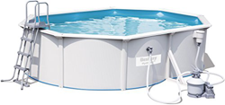 Bestway - Piscina desmontable de acero hydrium oval 500x360x120 cm + depuradora de arena en oferta