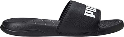 PUMA Popcat 20, Sandalias deslizantes Unisex Adulto, Negro Black White, 42 EU