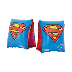 Zoggs niños de Superman natación brazaletes, Rojo/Azul/Amarillo, 2 – 6 años precio