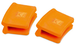 BRA Efficient - Asas de Silicona, 2 Unidades, Medida Mediana, para Efficient con diámetro de 24-32 cm, Color Naranja en oferta