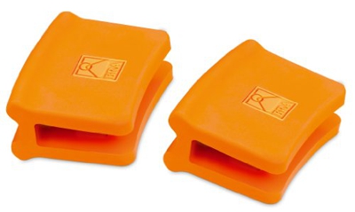 BRA Efficient - Asas de Silicona, 2 Unidades, Medida Mediana, para Efficient con diámetro de 24-32 cm, Color Naranja