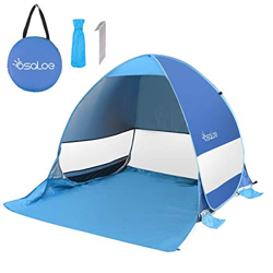 Osaloe Tienda instantánea, Tienda de Playa Portátil para 1-3 Personas, Tienda de Campaña Impermeable para Camping, Senderismo, Viajes, Pesca, Picnic y precio