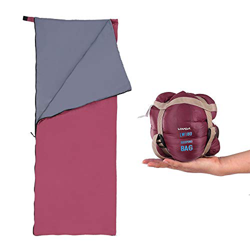 Lixada Saco de Dormir Ultraligero Compresible Multifuncional Saco de Dormir Rectangular 190 * 75cm 680g precio