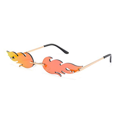 JFan Gafas de sol Unisex Adulto Vintage Polarizadas Mujer Hombre UV400 Protección Gafas de sol con Montura Gafas Accesorios de Moda Creativos Gafas de