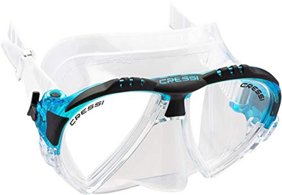 Cressi Matrix Máscara de Buceo y Snorkeling, Unisex Adulto, Azul, Talla única