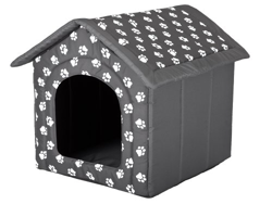 Hobbydog Casa para Perro, Gris con Patas, S características