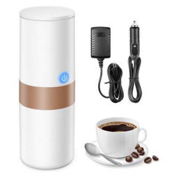Aicok Cafetera Eléctrica Portátil Compatible con Cápsulas K-CUP, Cafetera de Viaje con Cargador de Pared y Cargador de Coche, Adecuado para Camping, V características
