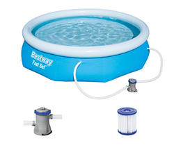 Bestway Fast Set Juego de Piscina con Bomba de Filtro, Azul, 305 x 76 cm características