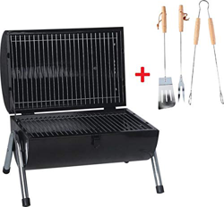 MaxxGarden – Barbacoa de carbón vegetal – Parrilla de viaje mini barbacoa de mesa barbacoa de picnic camping – 38 x 52 cm en oferta