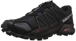 Salomon Speedcross 4, Zapatillas de Trail Running para Hombre, Negro (Black/Black/Black Metallic), 44 EU en oferta