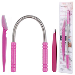 Bangcool Muelle Depilador Facial, 3En1 Depilación Facial Mujer Beter Depiladora Cejas Mujer| Eyebrow Shaper Kit |Eyebrow Trimmer características