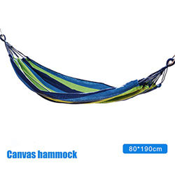 Hamaca Etravel de lona de algodón, capacidad de carga hasta 200 kg, portátil con bolsa de transporte, azul precio