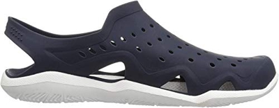 Crocs Swiftwater Wave M Zapatos de agua Hombre, Azul (Sea/Blue/White/Strap), 43-44 EU (9 UK)